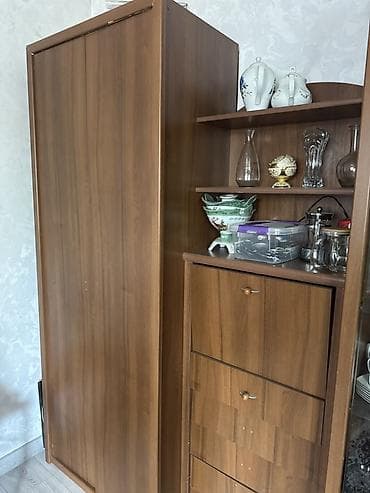 охотничий сейф: Стенка-шкаф, Тип стенки-шкафа: Модульная, Для зала, Особенности: С отделением под телевизор — 1