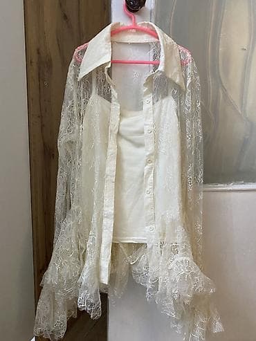 Мырзалардын бут кийими: Комплект, Топ, Шорты түрүндө, Эко булгаары, Гүлдүү тор менен — 1