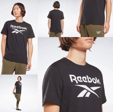 брендовые мужские спортивные костюмы из турции: REEBOK. Футболка Reebok с большим логотипом. ДЛЯ ПОВСЕДНЕВНОЙ НОСКИ ИЗ — 3