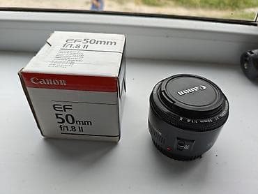 life network system: Объектив Canon EF 50mm f/1.8 II - Байонет: Canon EF (подходит к — 1