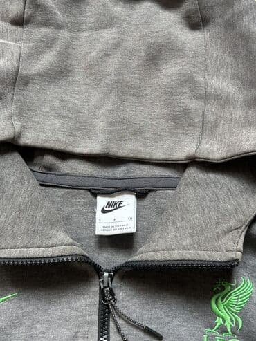 fleec: Мужской спортивный костюм, S, Nike, Б/у, цвет - Серый, Бесплатная доставка, Платная доставка — 3