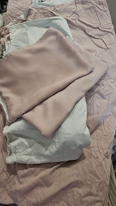 Тенсель, красивый пудровый переливающийся цвет 2 спальный комплект