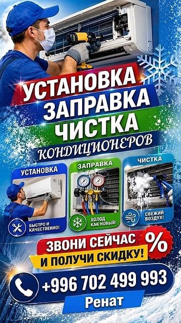 Профессиональные услуги для климатической и бытовой техники: -