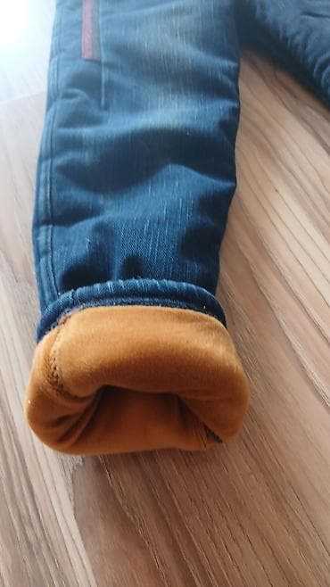 джинсы для девочки: Джинсы и брюки, цвет - Синий, Б/у — 7