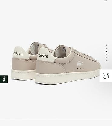 детские парики: Мужские кроссовки, 48, 49, Lacoste, Новый, цвет - Бежевый, Самовывоз — 2