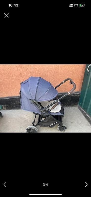 ручка от коляски: Коляска, Другой бренд, цвет - Фиолетовый, Б/у, Самовывоз — 2