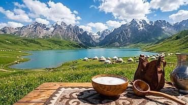 Ысык-Көлдө боз үйлөр: Оптом Нарындын нукура кымызы. Баасы: 140сом. Тел lalafo.kg да — 1 Ысык-Көлдө боз үйлөр: Оптом Нарындын нукура кымызы. Баасы: 140сом. Тел — 1