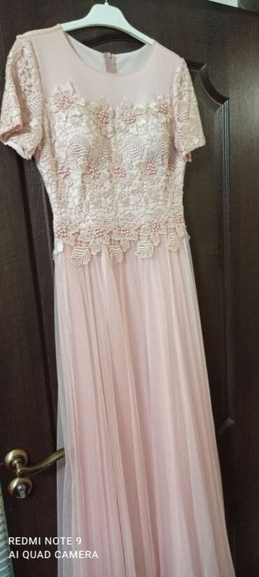 длинные платья для полных девушек: Платье розовое 48р — 3