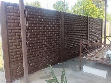 Үй жана бакча: Токмок Кант Кемин Декоративные бетонные панели для забора - Материал — 5