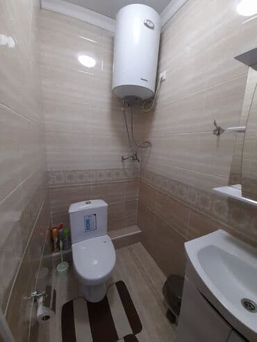 долгосрочная аренда квартира бишкек филармония: 1 комната, Душевая кабина, Постельное белье, Кондиционер — 5
