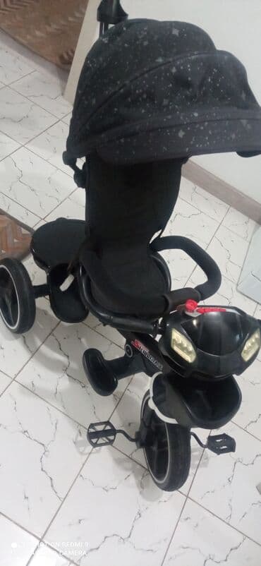 детская обувь с высоким берцем: Коляска, цвет - Черный, Б/у — 4