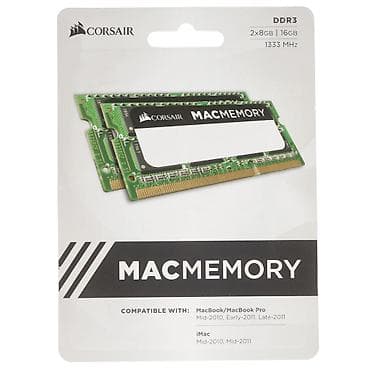 Техника и электроника: Corsair MacMemory SODIMM DDR3 — комплект из 2 модулей по 8 ГБ (итого — 2