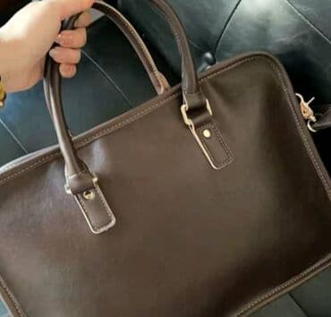 Киреге берилүүчү кийимдер: Портфель, Жаңы, Материалы: Нукура булгаары, Эркектердики — 6