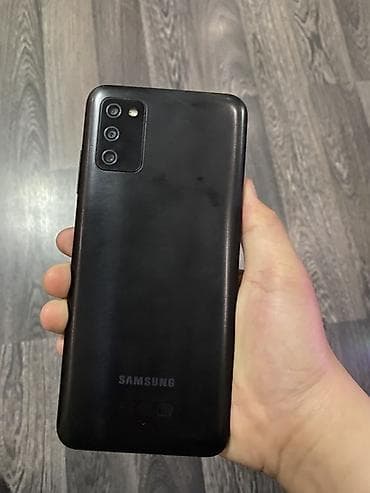 Samsung Galaxy A02 S, Б/у, 32 ГБ, цвет - Черный
