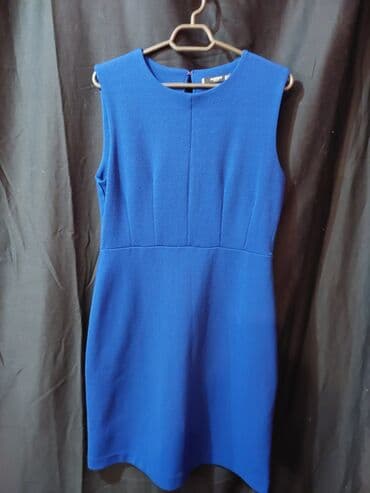 платье манго: Повседневное платье, Зима, Креп, Сарафан, M — 1