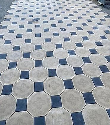 люк квадратный: Тротуарная плитка «Восьмиугольник + квадрат-вставка» - Формат: набор — 6