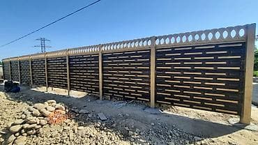 Ремонт и строительство: Железобетонные декоративные секции для забора - Материал: вибролитой — 8