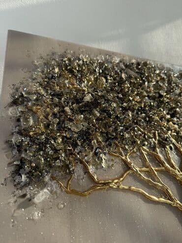 модульные картины: Картины из эпоксидной смолы и натуральных полудрагоценных камней и — 35