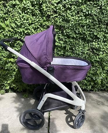 Коляски: Детская коляска-трансформер Mige 2-в-1 (люлька + прогулочный блок) — 1