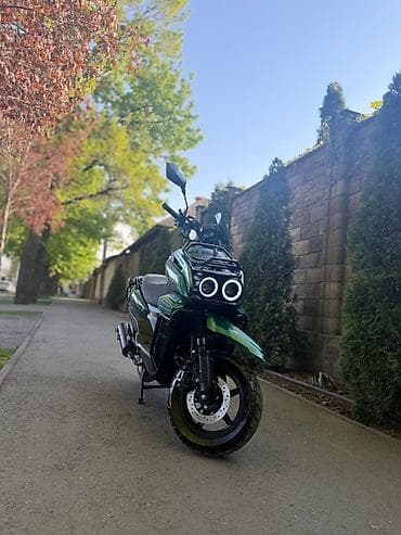 city coco: Скутер/танк скутер городского типа в зелёном цвете с брутальным — 5