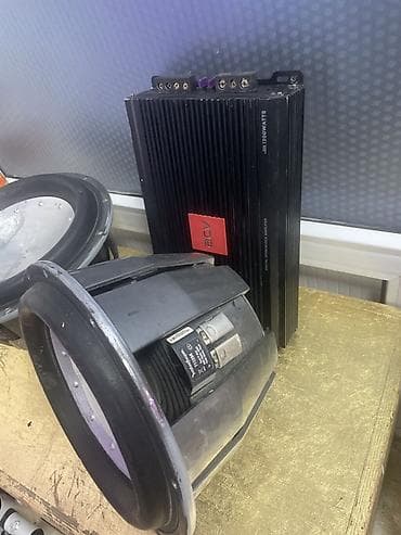 буфер сабвуфер: Город Ош 2 Сабвуфера Rockford Fosgate T112D4 + моноблок ACV 1200ват — 1