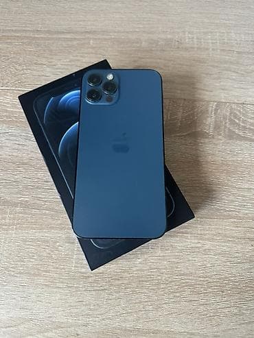 IPhone 12 Pro, Б/у, 128 ГБ, Pacific Blue, Коробка at lalafo.kg IPhone 12 Pro, Б/у, 128 ГБ, Pacific Blue, Коробка
