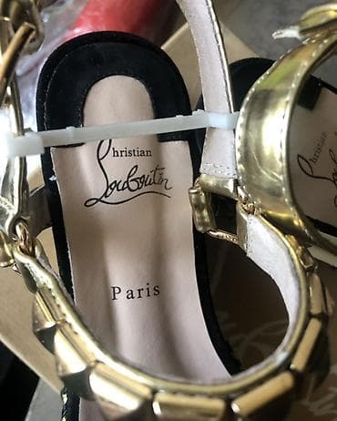 Сандалдар жана шлепкалар: Женские сандалии на платформе Christian Louboutin (Лобутены)- — 6