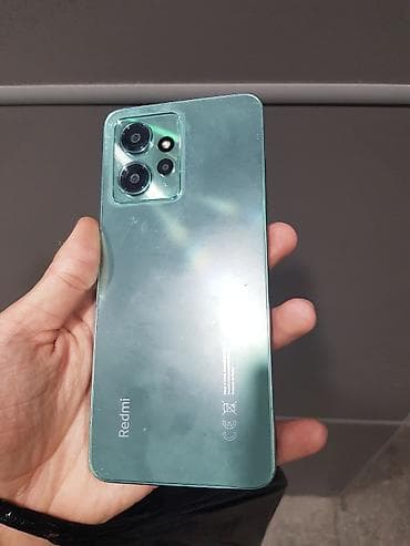 apple 9: Redmi, Redmi Note 12, Б/у, 128 ГБ, цвет - Зеленый, 2 SIM — 1