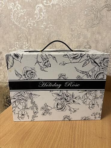 суп: Набор пиал Holiday Rose — 4 шт. - Материал: фарфор/керамика (гладкая — 2