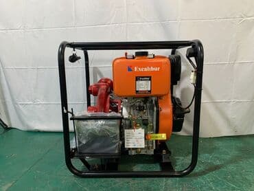 мощные насосы для полива полей: Высоконапорная дизельная мотопомпа от фирмы Excalibur На размере — 4