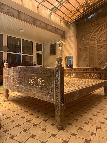 резные табуретки: Тапчан Дерево — 2