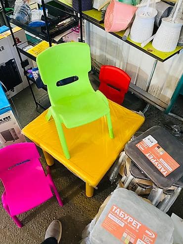 Стол 60*60см 3500с Стул высота 50см 850с стул для детей стульчик