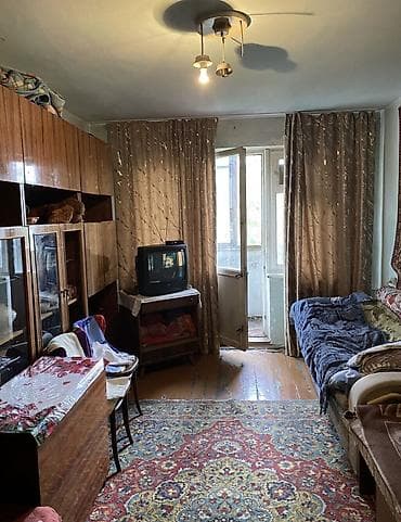 айчурок: 2 бөлмө, 42 м², 104-серия, 4 кабат, Эски ремонт — 3