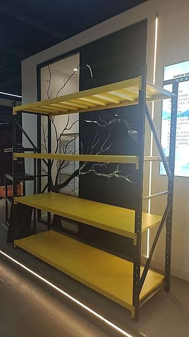 Текчелер, стеллаждар, секичелүү койгучтар: Дүкөн үчүн текче, Жаңы, Темир — 1