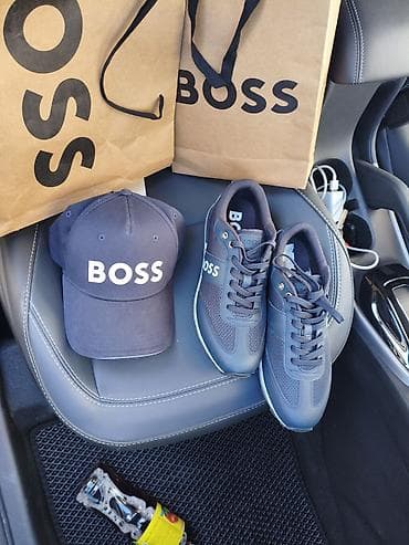 беретка военный: Мужские кроссовки, 42, Boss, Новый, цвет - Синий — 1
