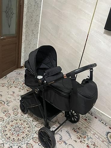 baby time коляска купить: Коляска, Другой бренд, цвет - Черный, Б/у, Бесплатная доставка — 2