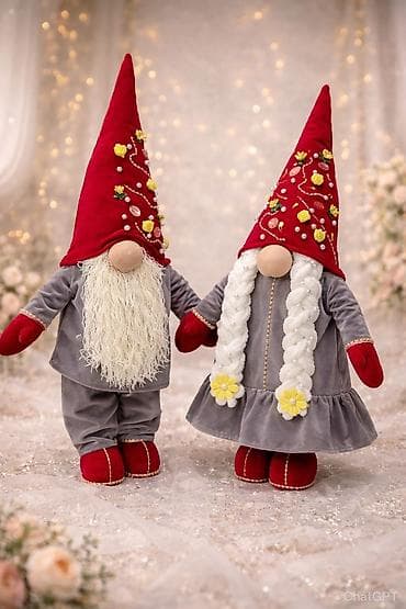 костюм гнома: Продаю декоративных ГНОМов. Ручной работы. Скандинавский гном – — 5