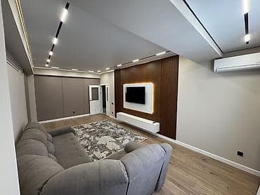 osh flat: 2 комнаты, 86 м², Асанбай мкр Элитка, 9 этаж, Дизайнерский ремонт — 2