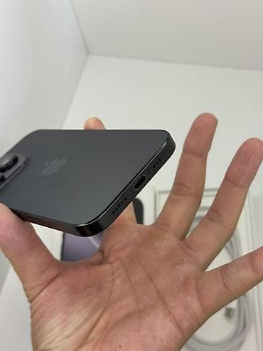 редми 12 с: IPhone 16 Pro, Б/у, 128 ГБ, Черный, Кабель, Коробка, Защитное стекло, 100 % — 7