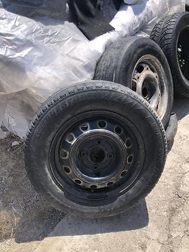Транспорт: Стальные штампованные диски R14 с шинами 185/65 R14 Комплект колес на — 1