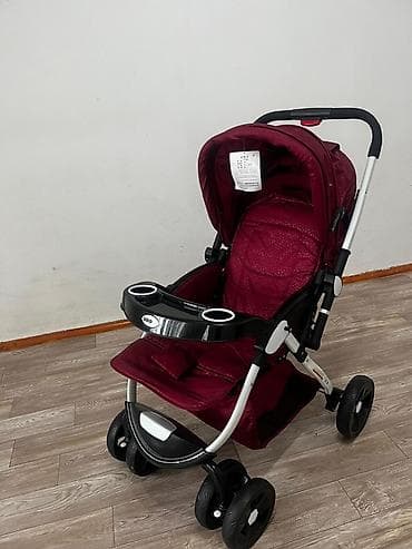 прогулочные коляски easygo virage: Детская прогулочная коляска, бордовая - Легкая рама из — 2