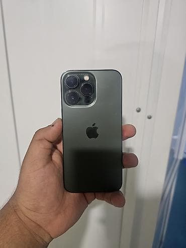 eos r: IPhone 13 Pro, Б/у, 128 ГБ, Sierra Blue, Чехол, 77 % — 1