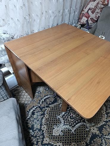 стол с регулируемой высотой бишкек: Стол трансформер Для кухни, Стол-книжка, цвет - Коричневый — 2