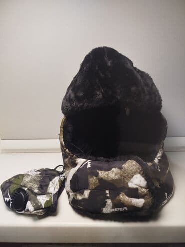 маска раптора: Зимняя маска-шарф с защитой лица и шеи, камуфляж.Размер one size — 1