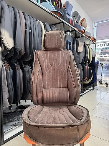 авто сидение: Чехлы Велюровые, цвет - Серый — 6