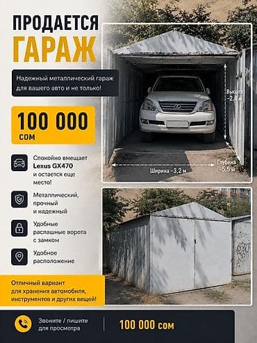 Гараждар: 17 м², Металл — 1