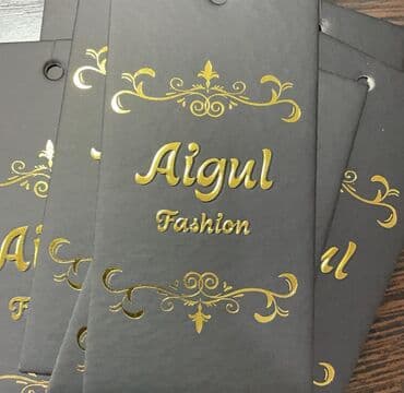 часы с логотипом на заказ: Этикетки навесные Навесные этикетки на одежду На заказ с Вашим — 1