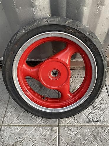 калесо на скутер: Колеса в сборе 130 / 60 / R 13, 1 шт, Литые — 2