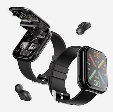 Инновациялык түзүлүш: Смарт саат жана наушник бир корпуста. ​Дизайны