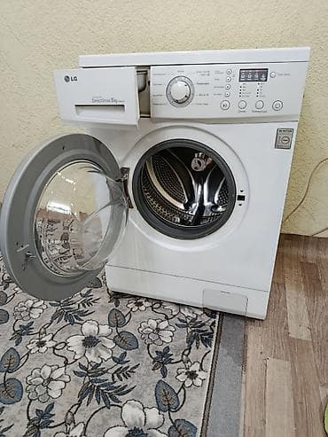 lp e6: Продаю стиральная машинка в Бишкеке! LG, INWERTER,на 5 кг, прямой — 7